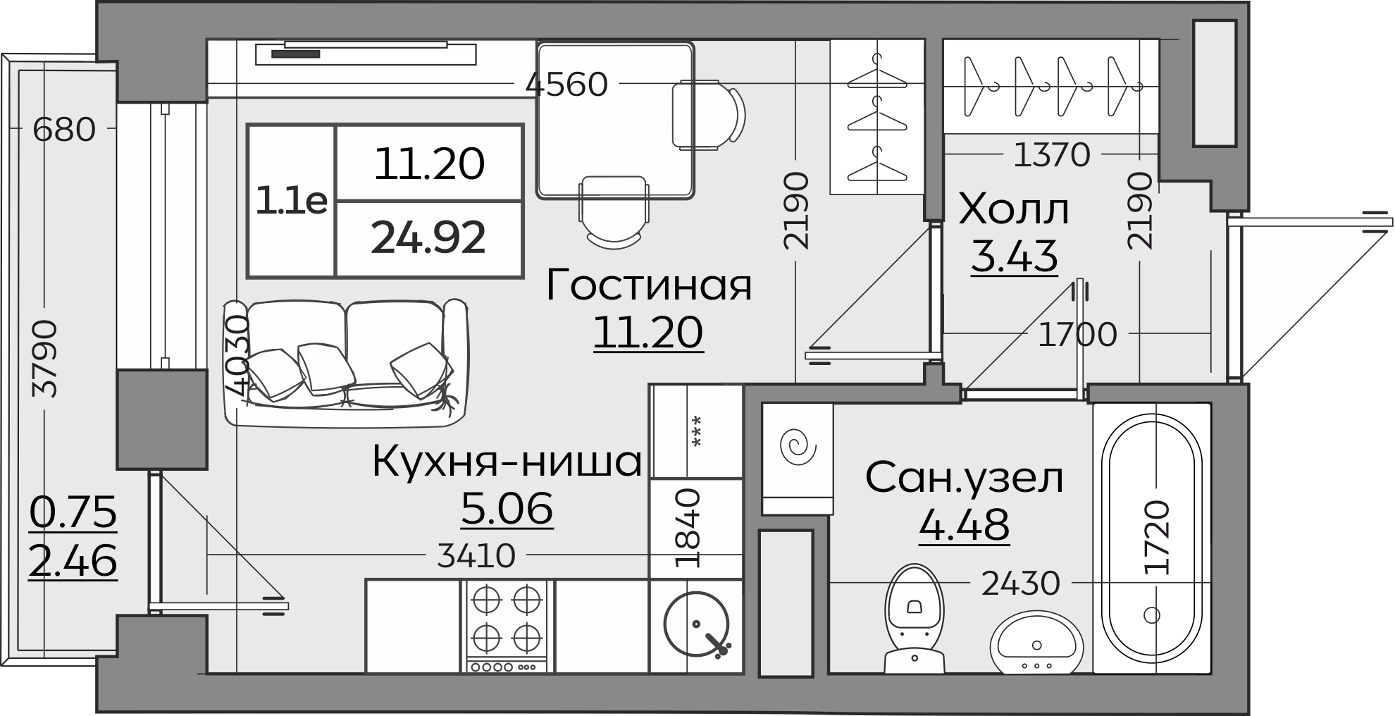 Планировка квартиры — новостройки Казани