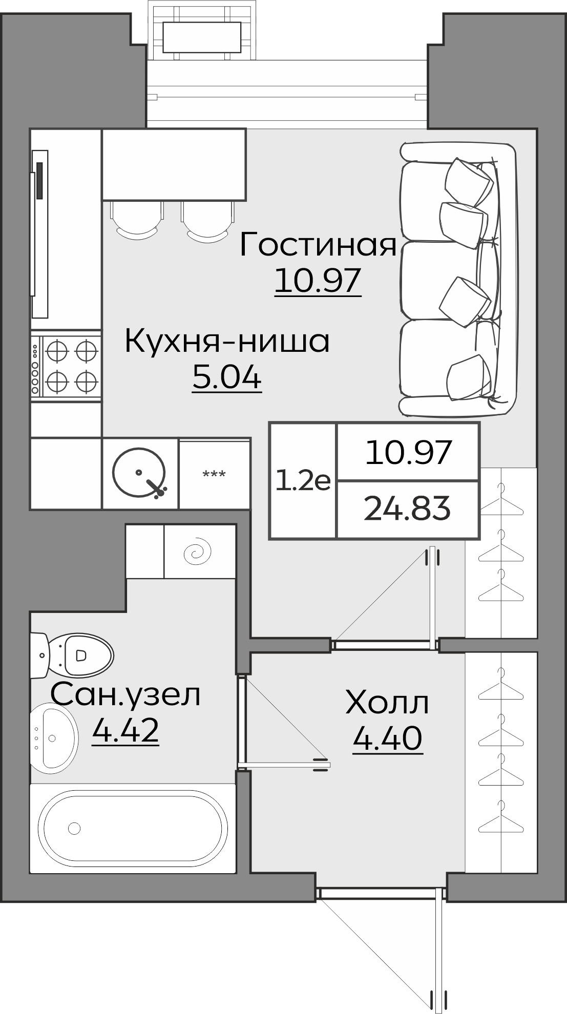 Планировка квартиры — новостройки Казани