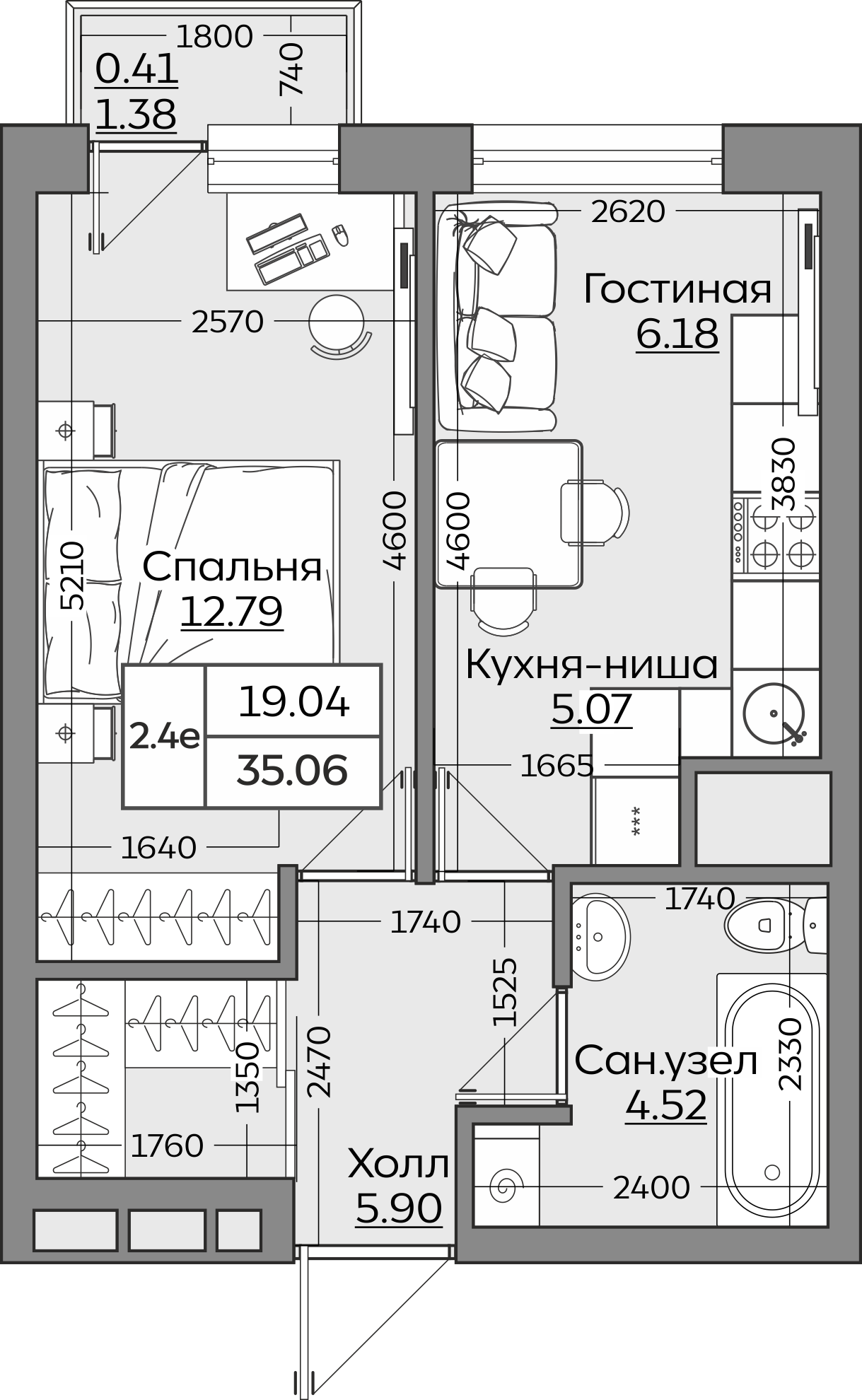 Планировка квартиры — новостройки Казани