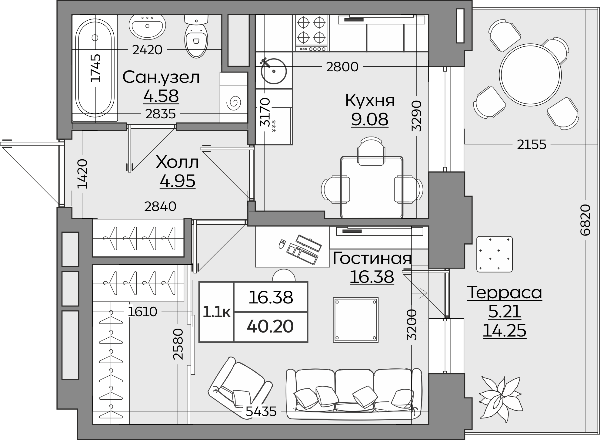 Планировка квартиры — новостройки Казани