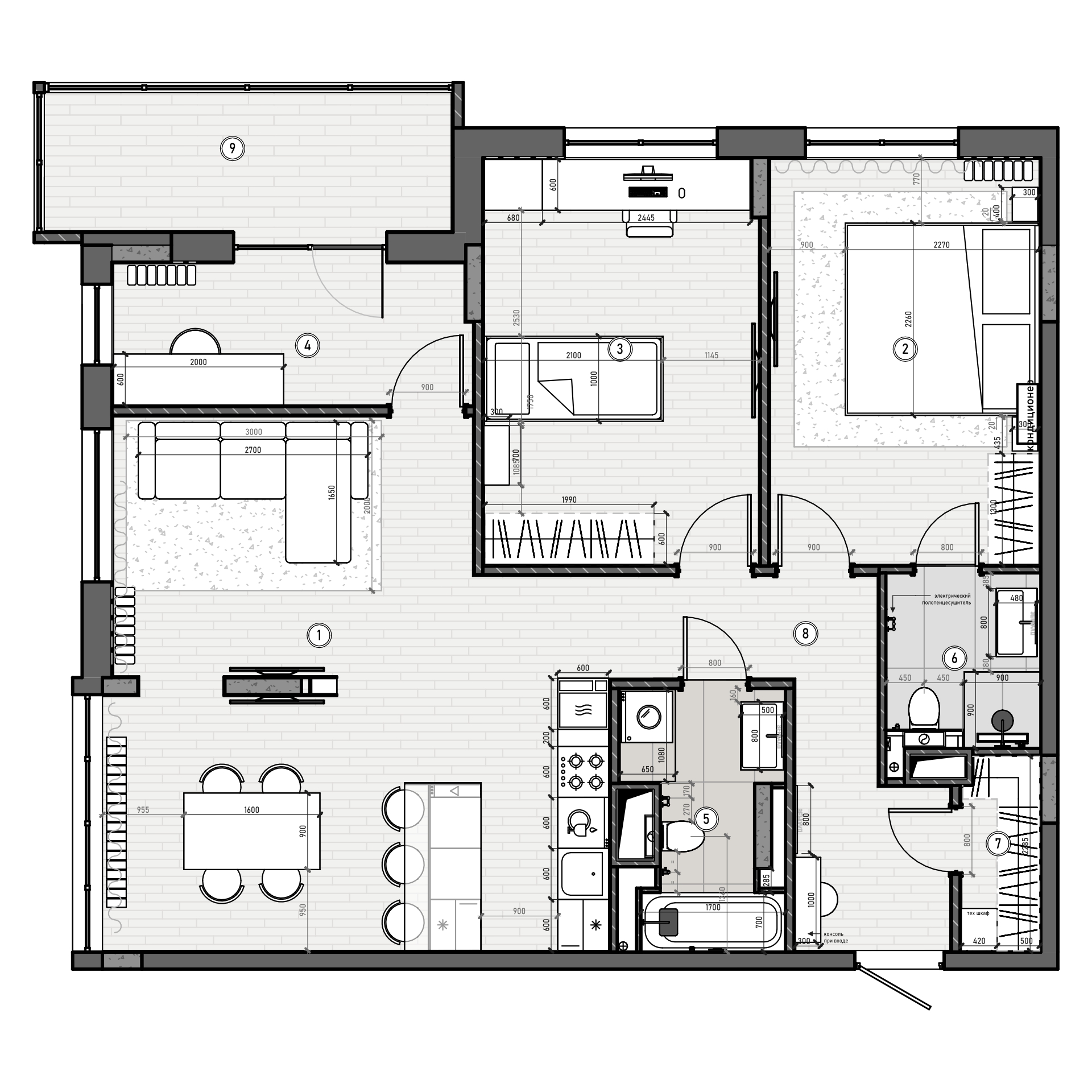 Планировка квартиры — новостройки Казани