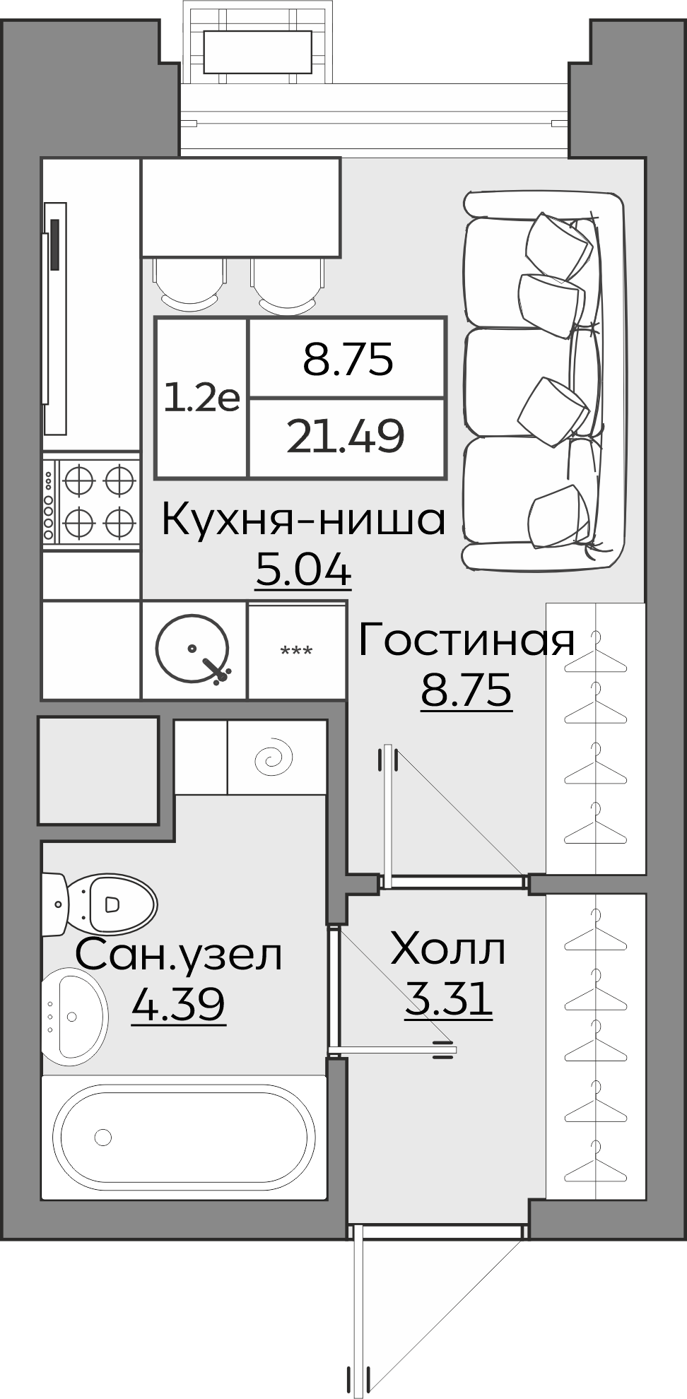 Планировка квартиры — новостройки Казани