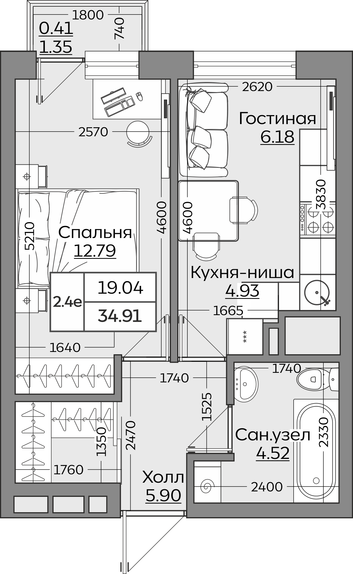 Планировка квартиры — новостройки Казани