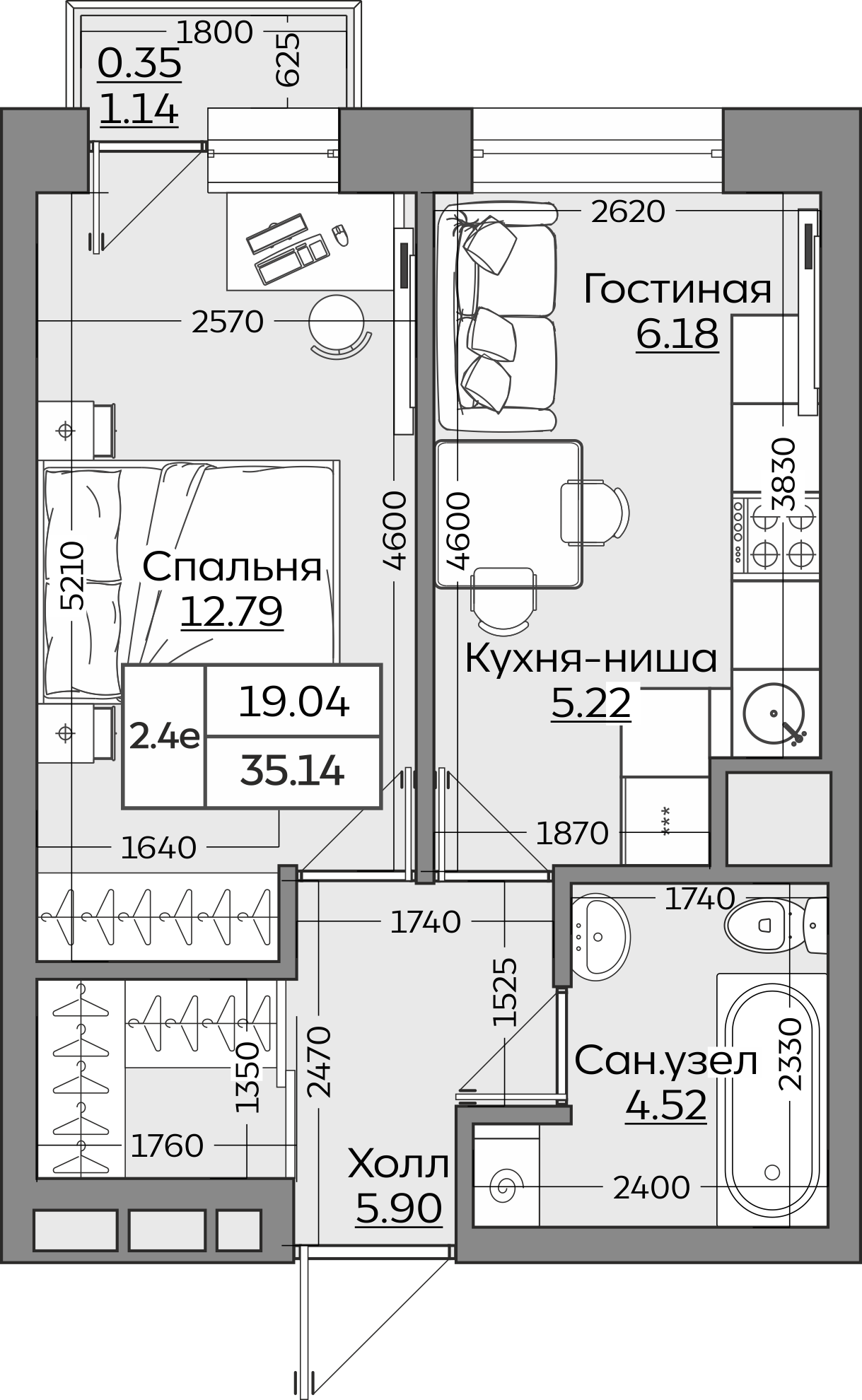 Планировка квартиры — новостройки Казани