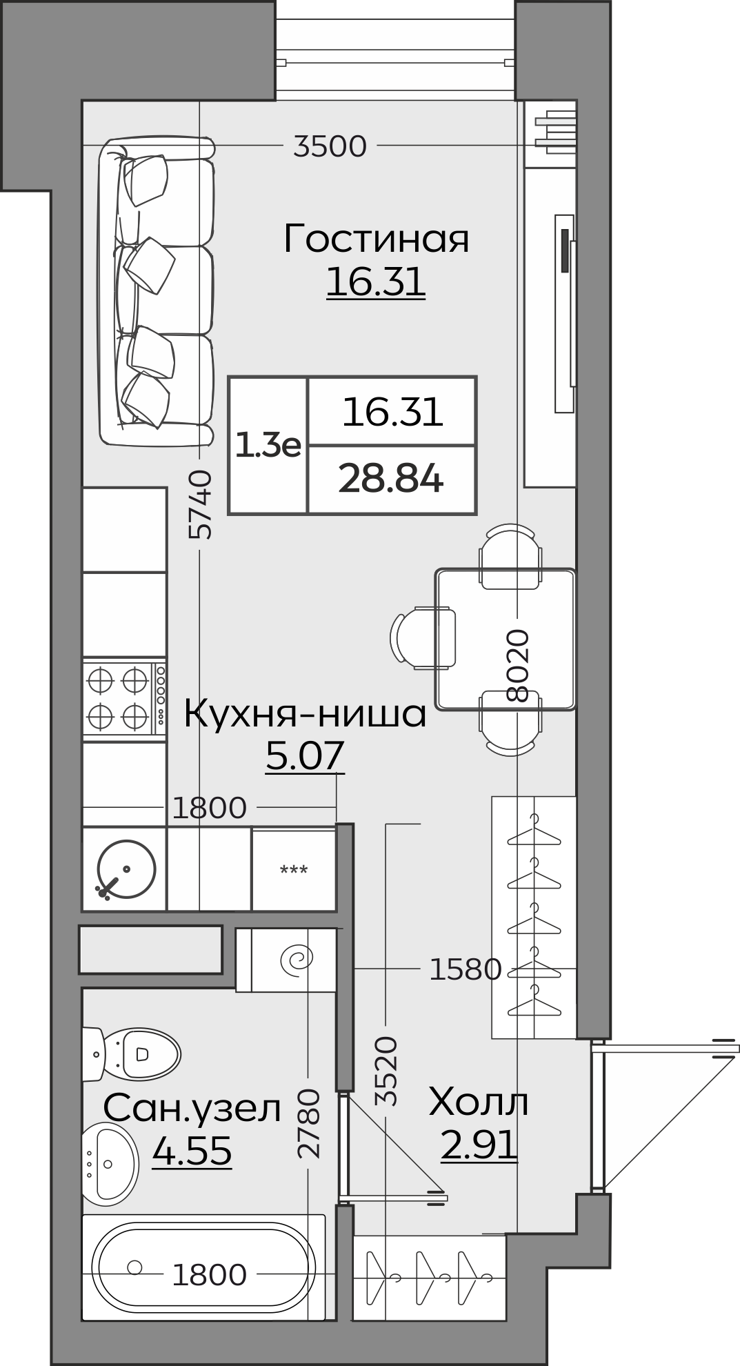 Планировка квартиры — новостройки Казани