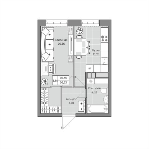 Планировка квартиры — новостройки Казани