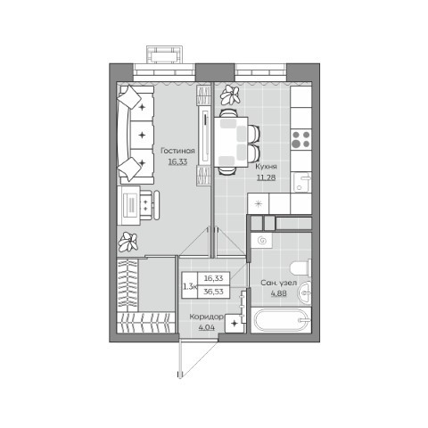 Планировка квартиры — новостройки Казани